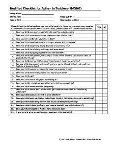 M-chat pdf